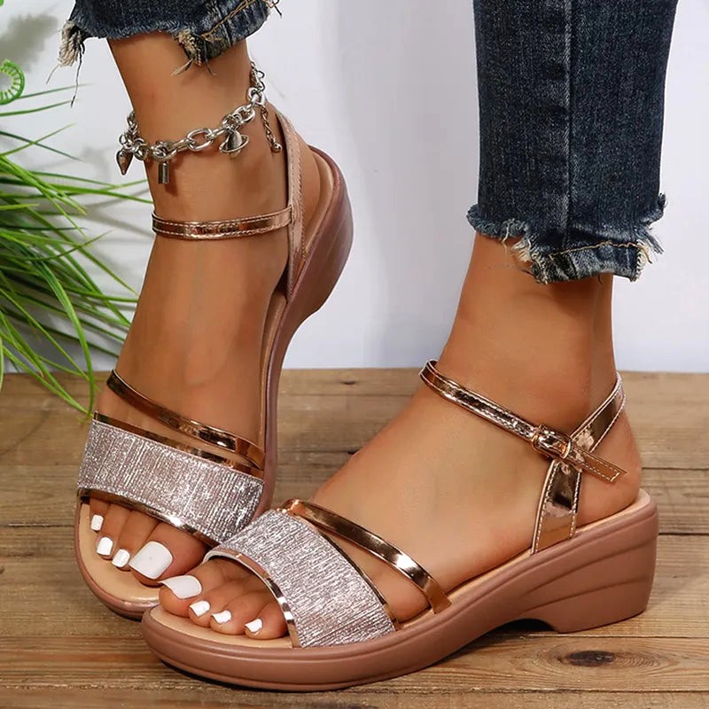 Heeled sandals